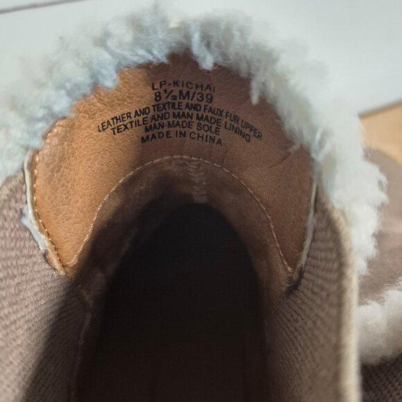 Lucky brand Womens Faux Fur-Lined Suede Slip-On Ankle Boots Size 8.5M - Picture 6 of 9